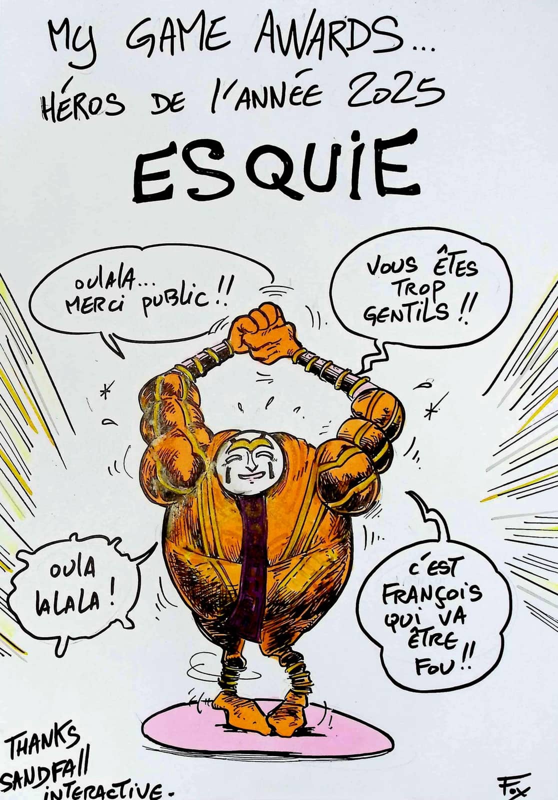 Esquié gagne les Game Awards