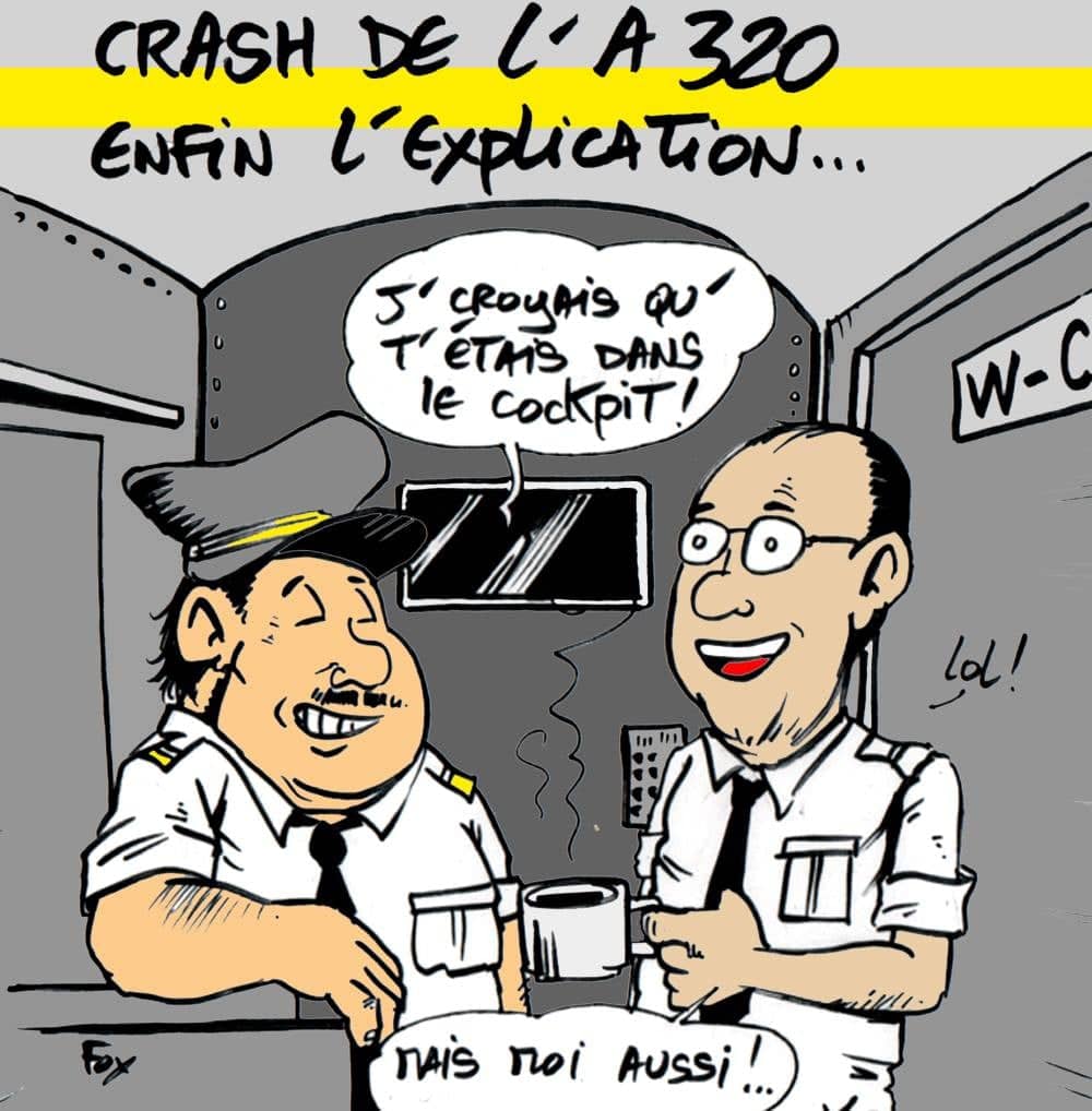 Crash A320 blague cockpit