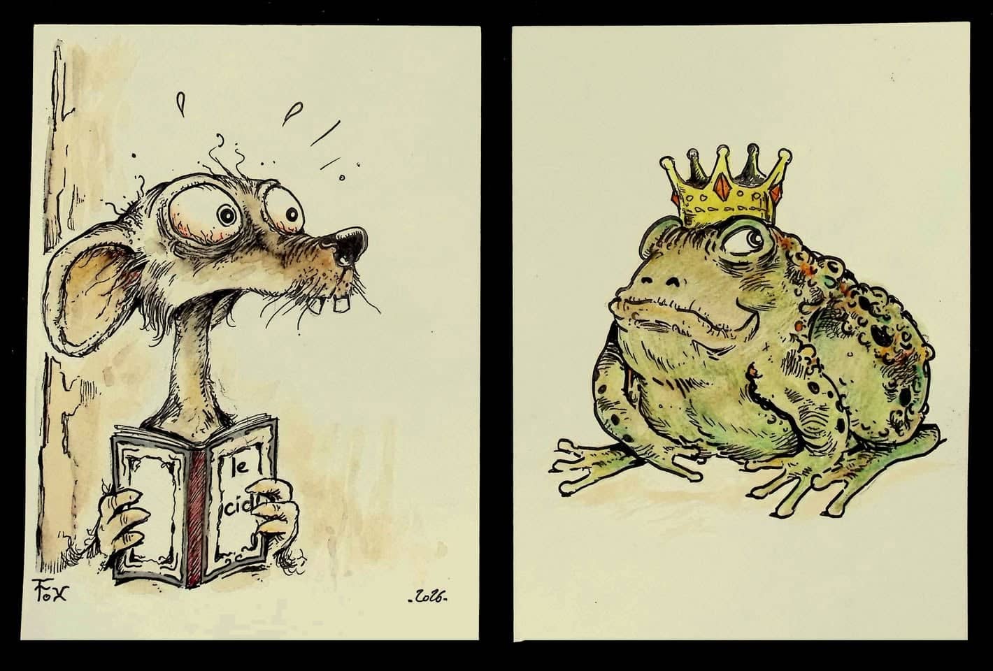 Créatures fantaisistes et humoristiques