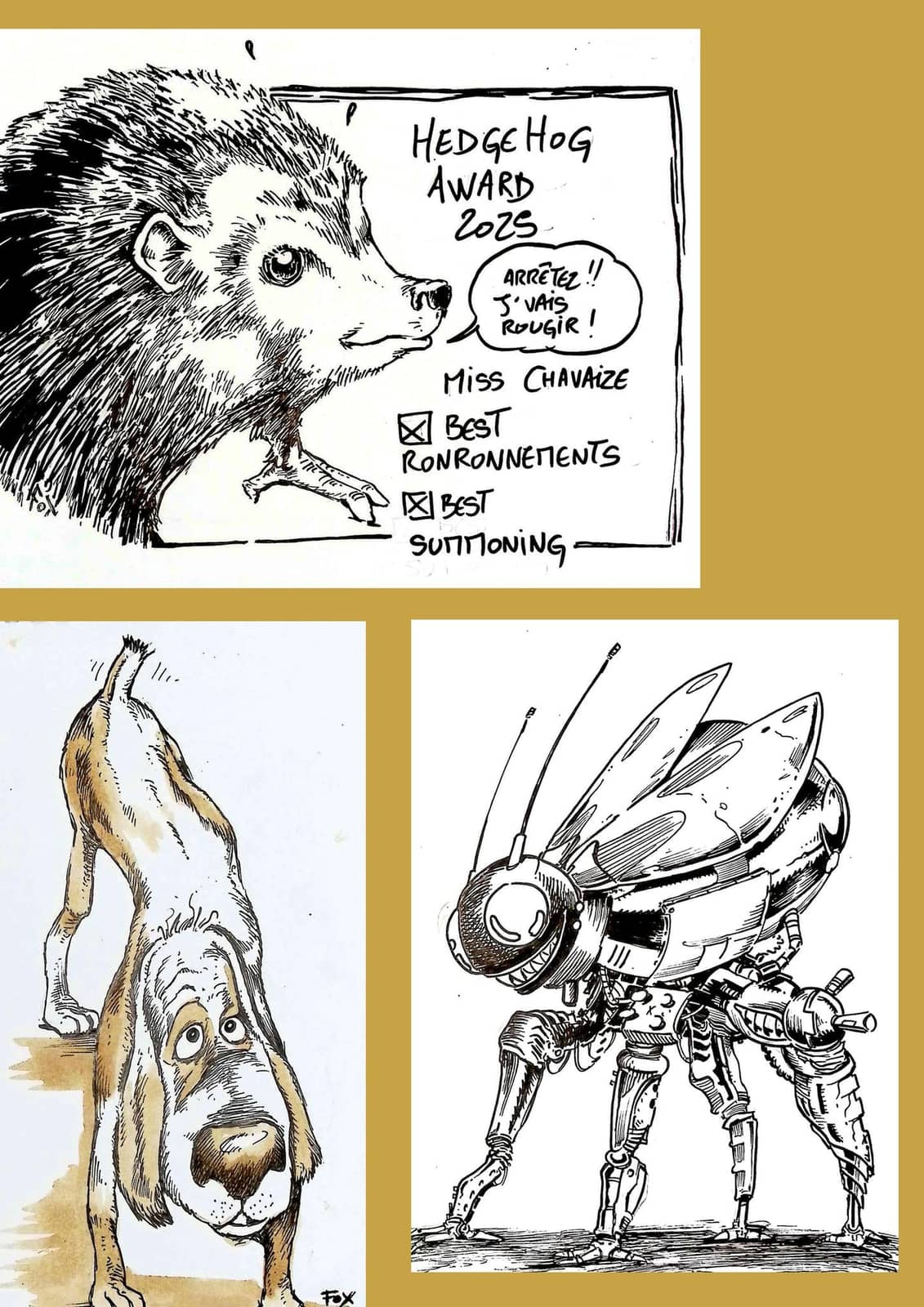Hérisson award et autres animaux