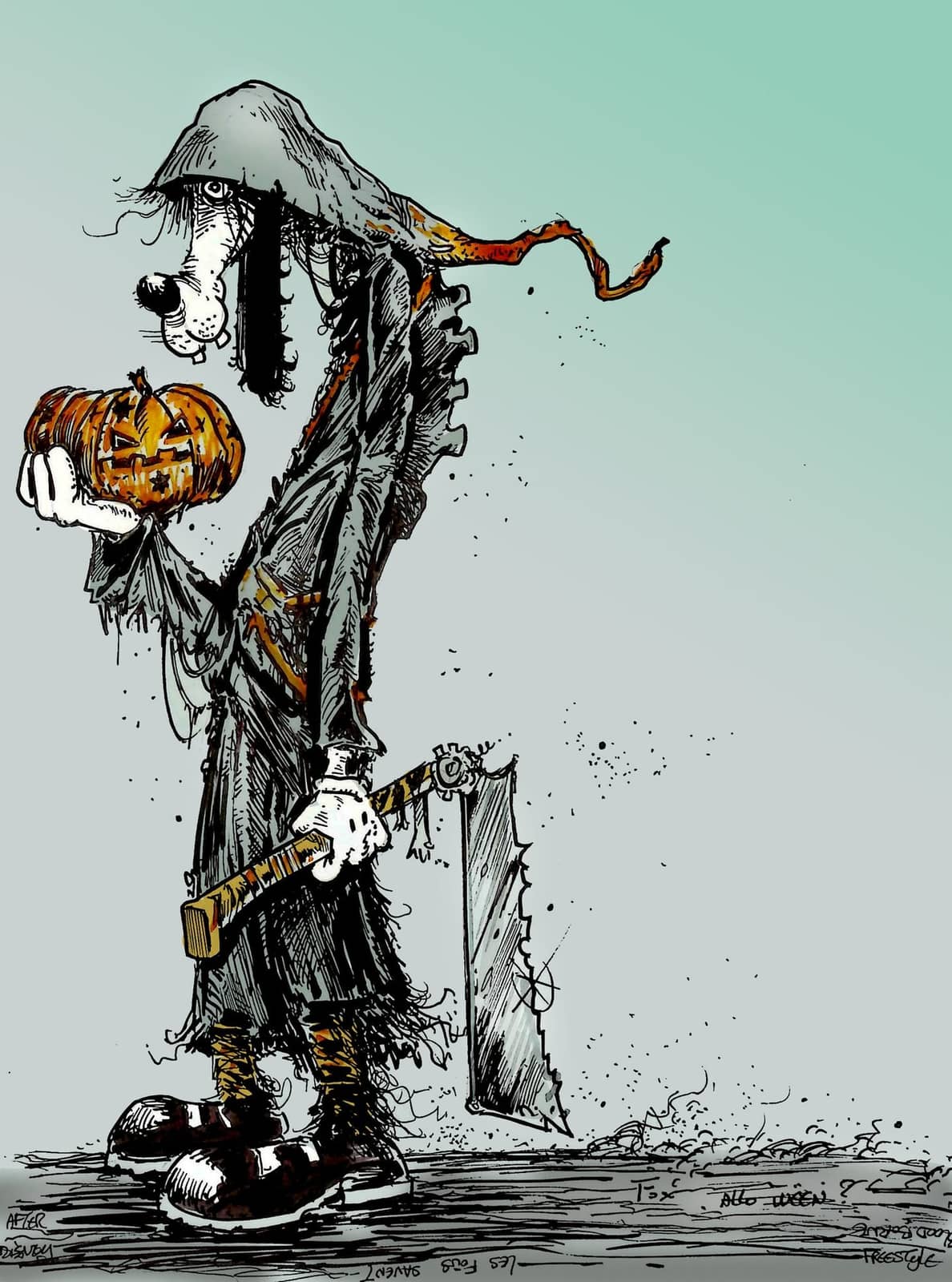 Goofy version Bloodborne Halloween