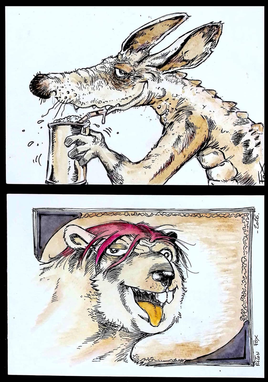 Petits dessins animaliers humoristiques