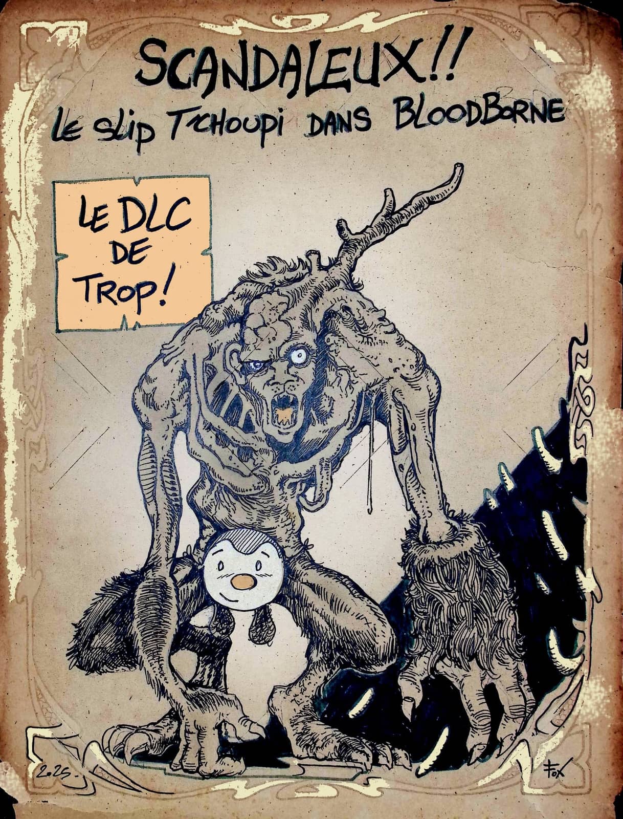 Tchoupi dans Bloodborne