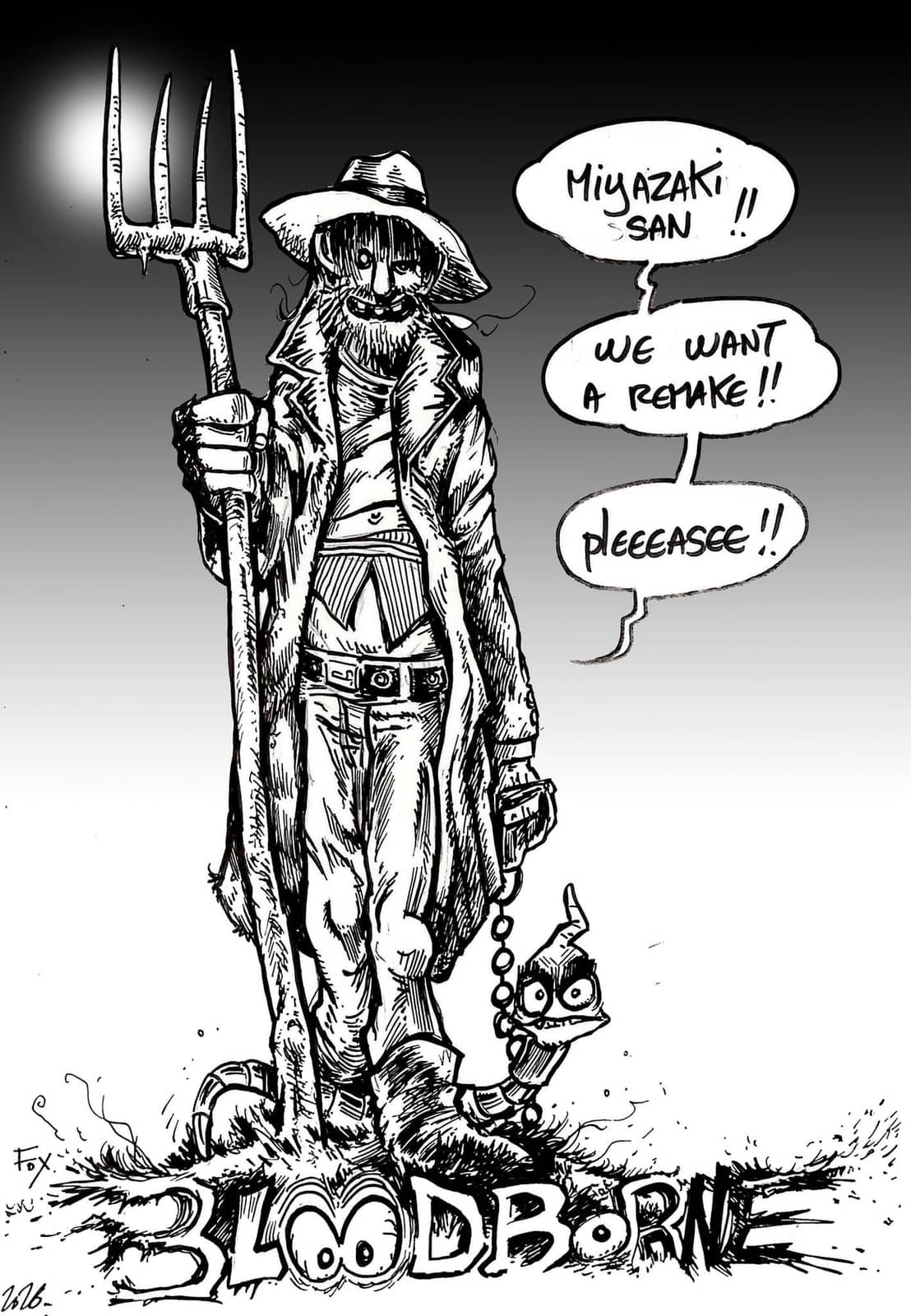 Humour sur remake Bloodborne/Miyazaki
