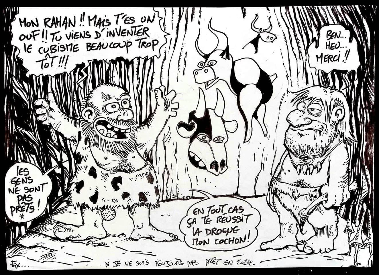 Rahan et le cubisme humoristique
