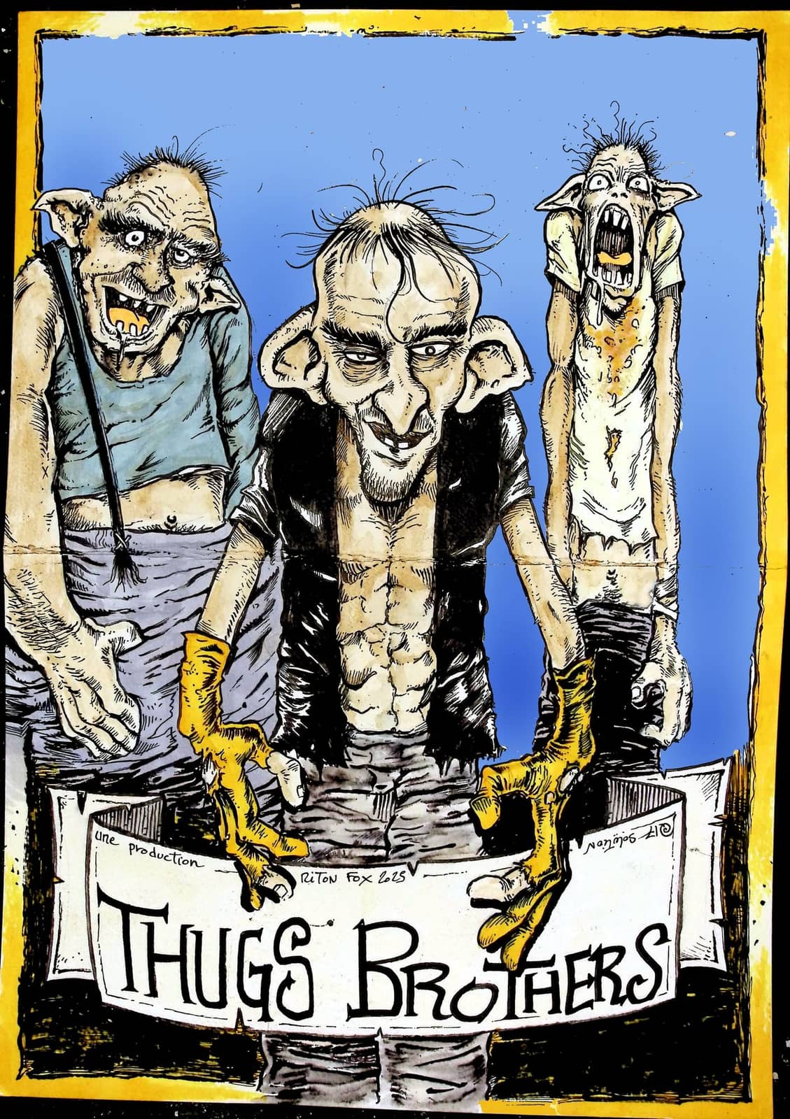 Trio de trolls grotesques