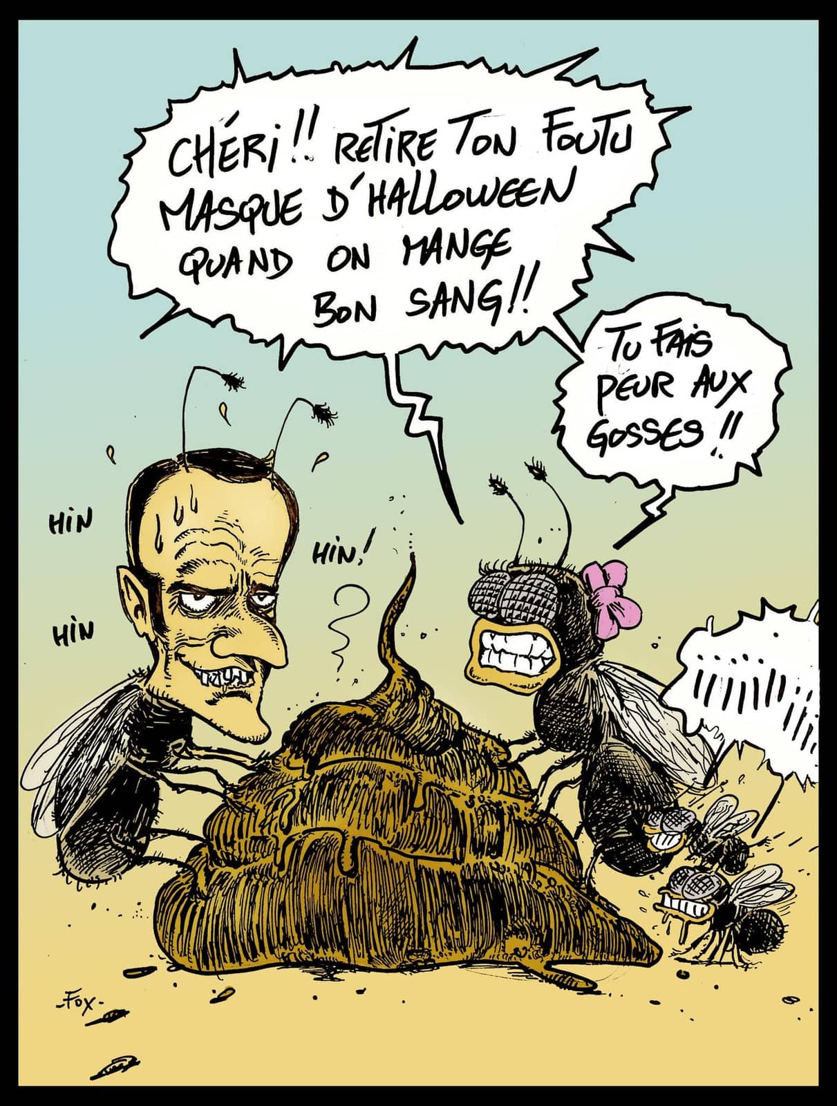 Halloween avec monstres et délire