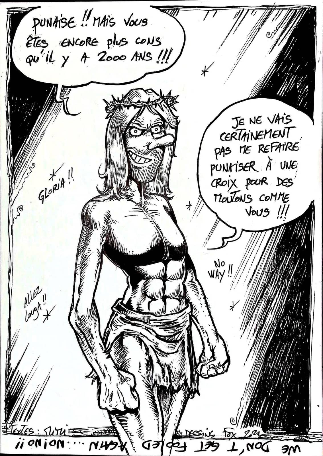 Jésus puni ne veut pas punir