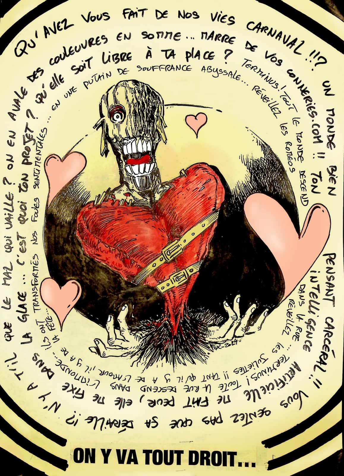 Monstre au cœur rouge