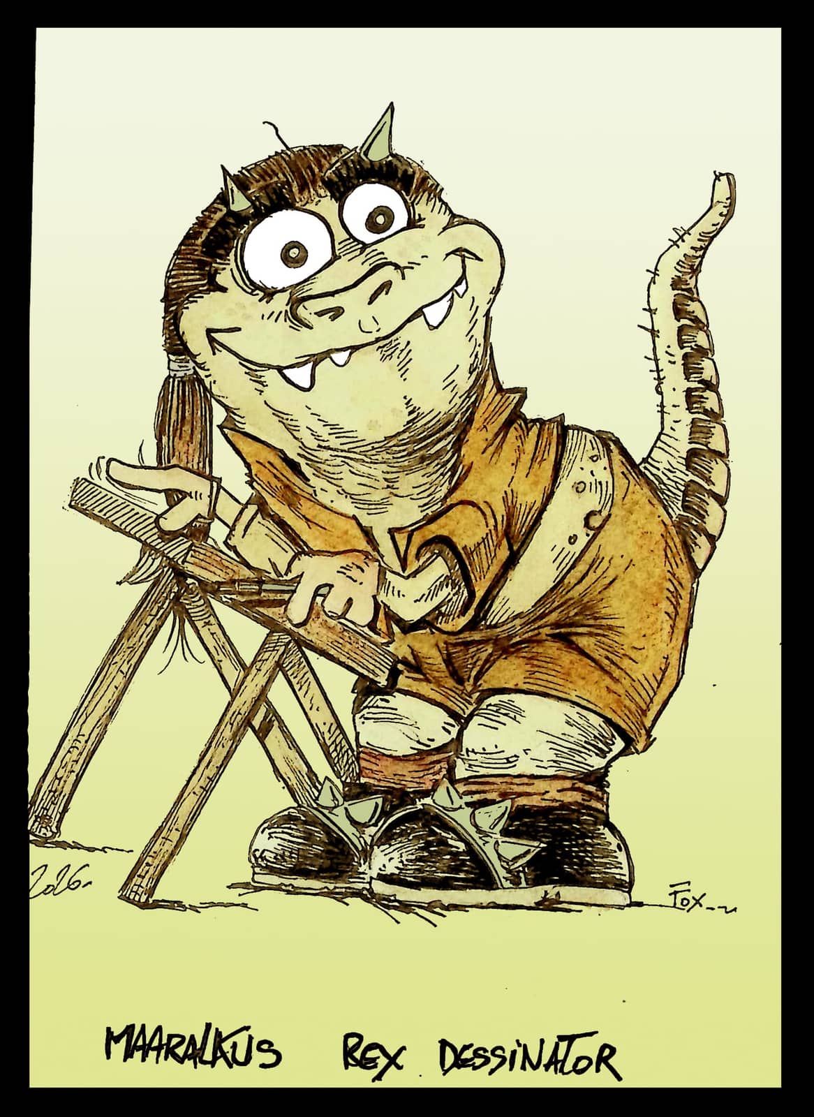 Dinosaure armé version monstre