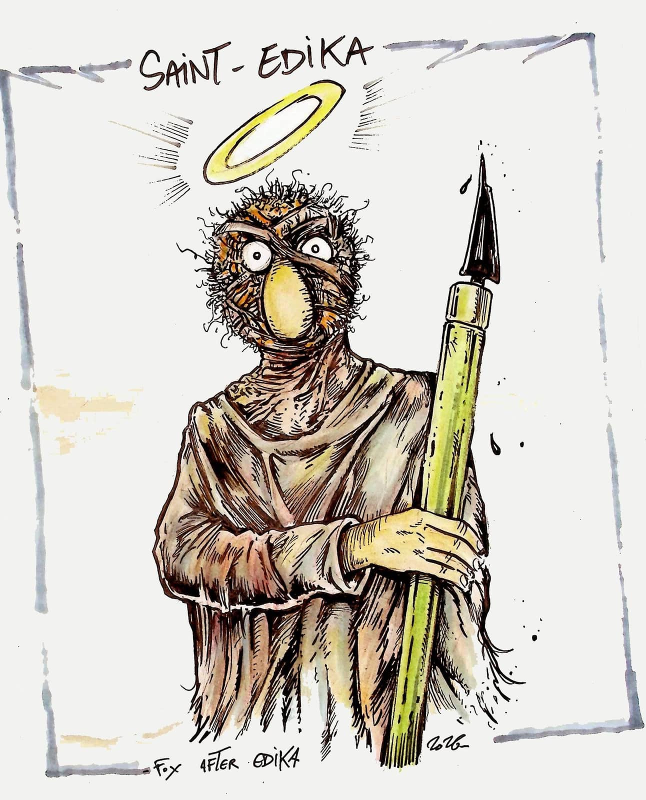 Saint Édika, monstre religieux armé