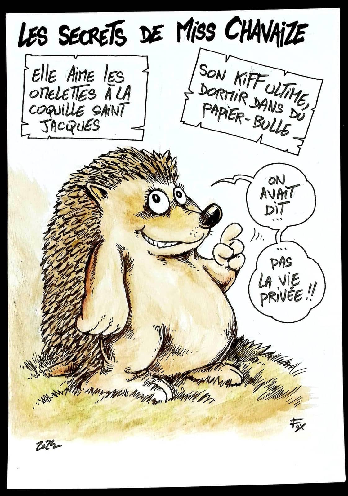 Les secrets de Miss Chavaize