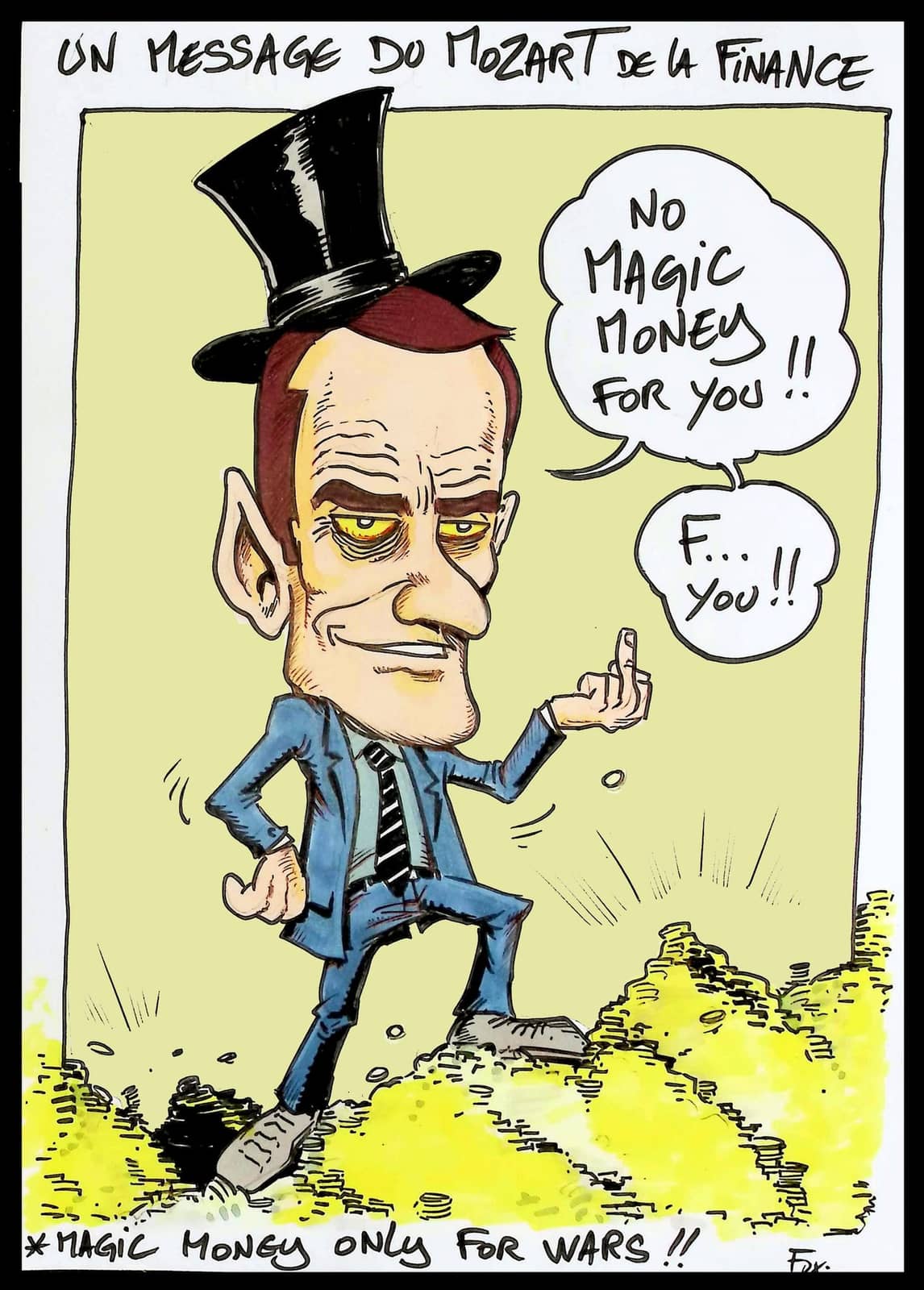 Mozart de la finance refuse la magie