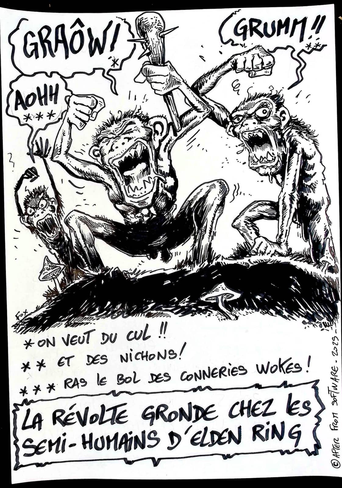 Révolte gronde semi-humains Elden Ring