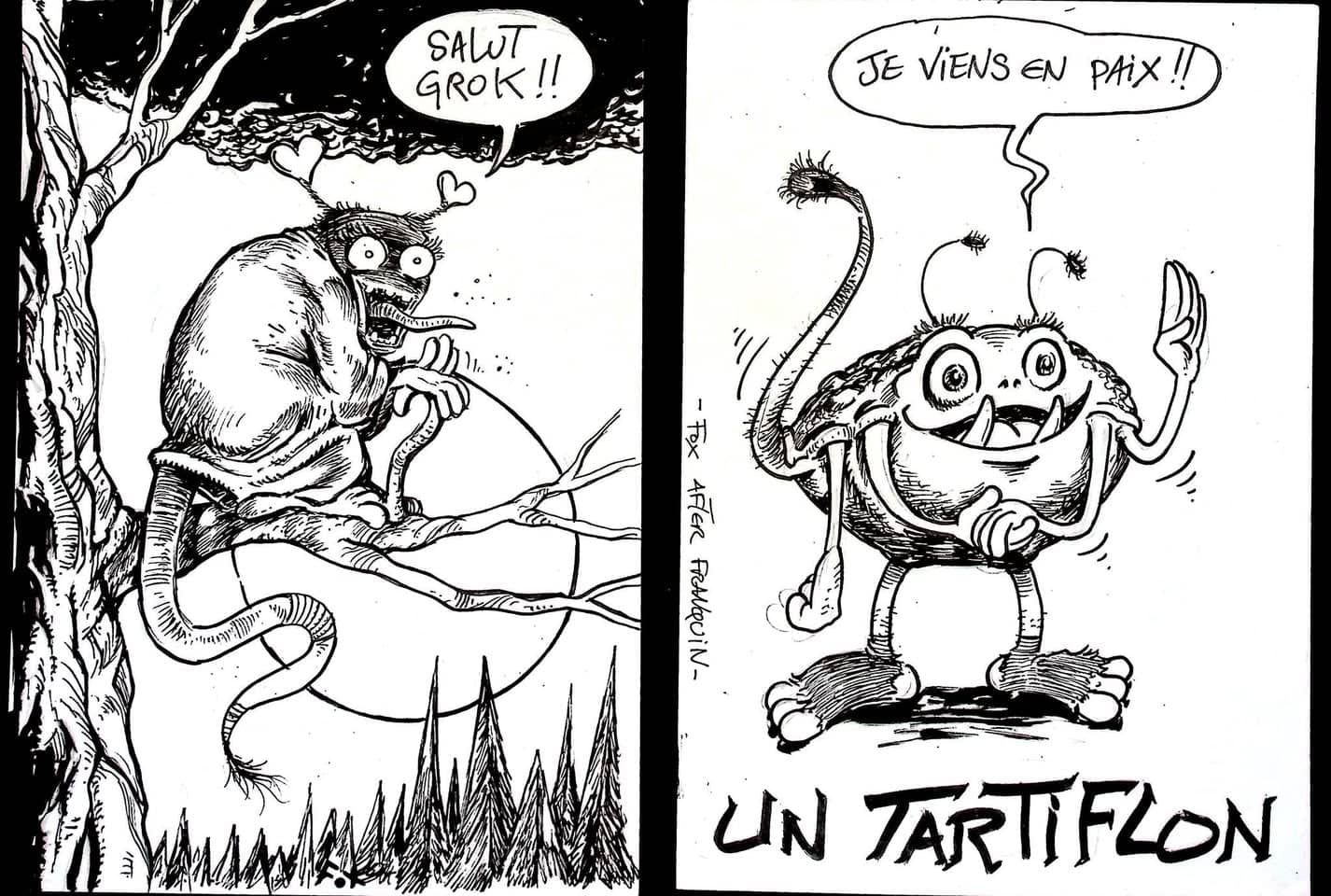 Bestioles bizarres humoristiques