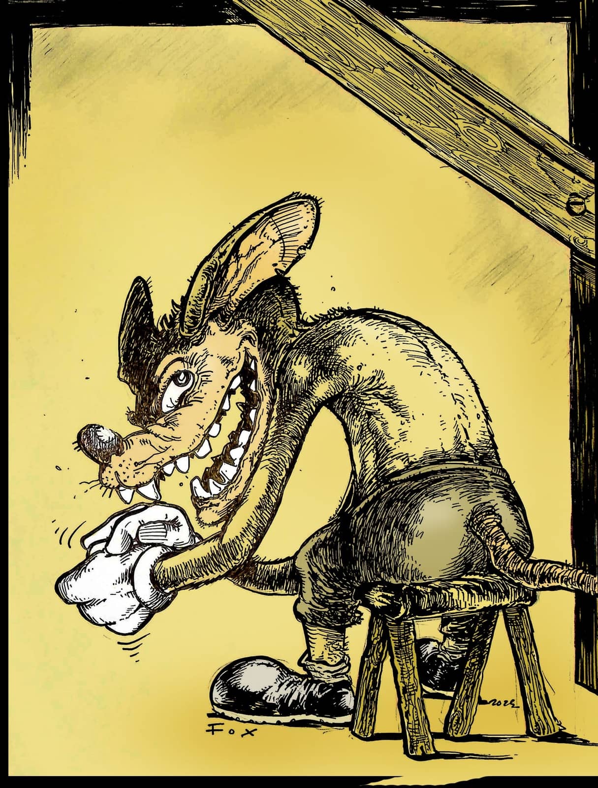Souris underground grotesque