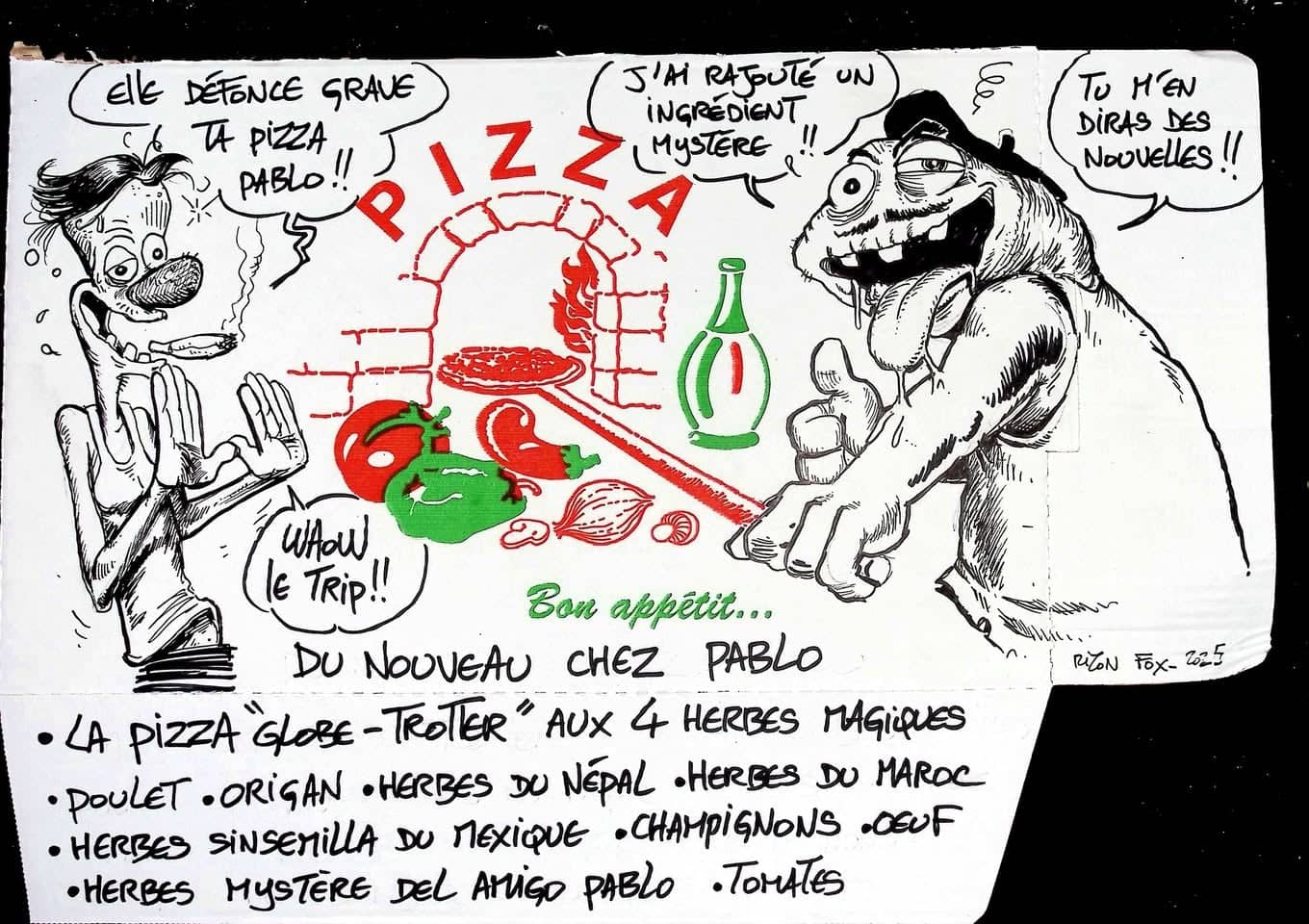 Pizza Pablo et ses créatures loufoques