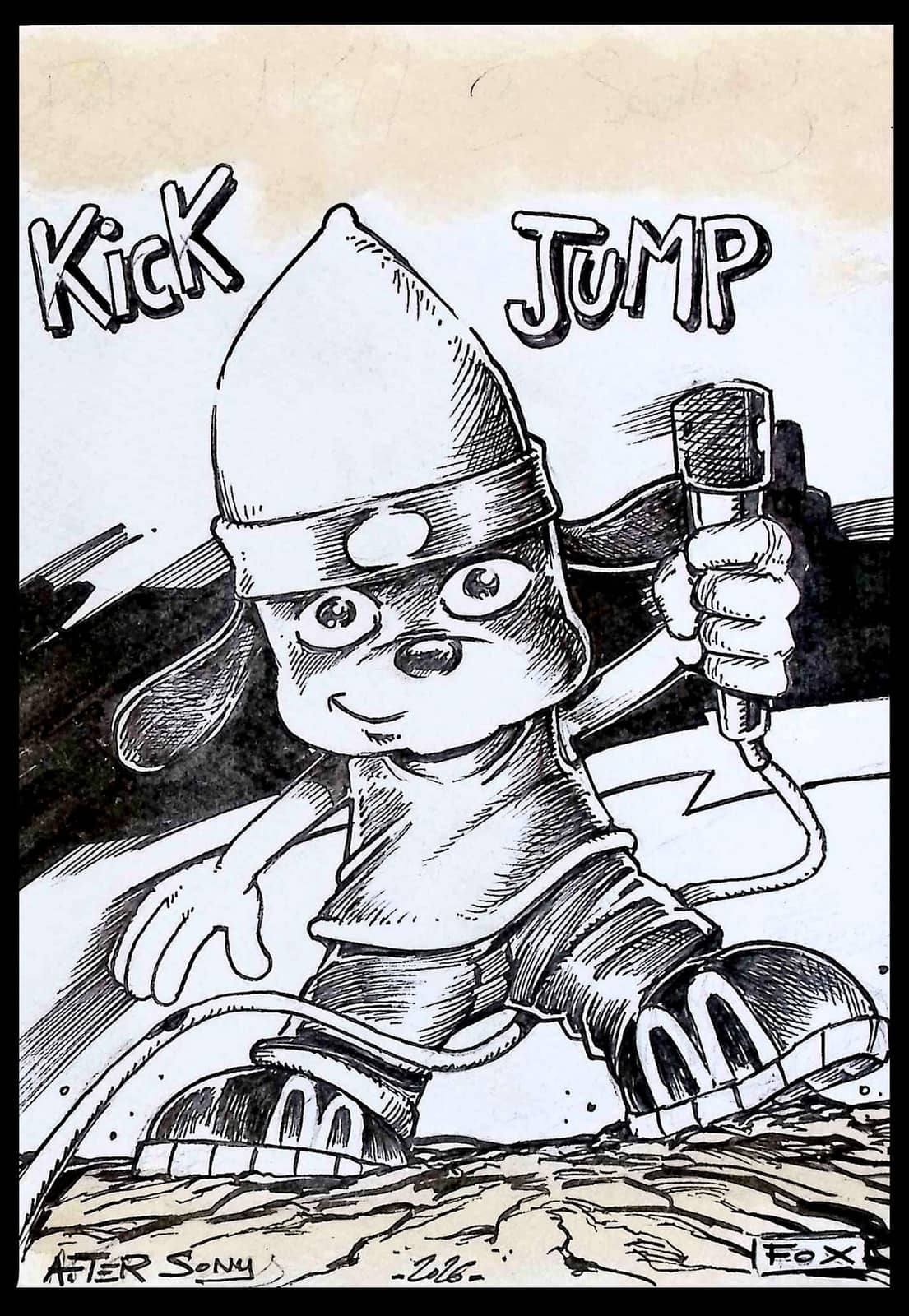 Parapa hommage Kick Jump