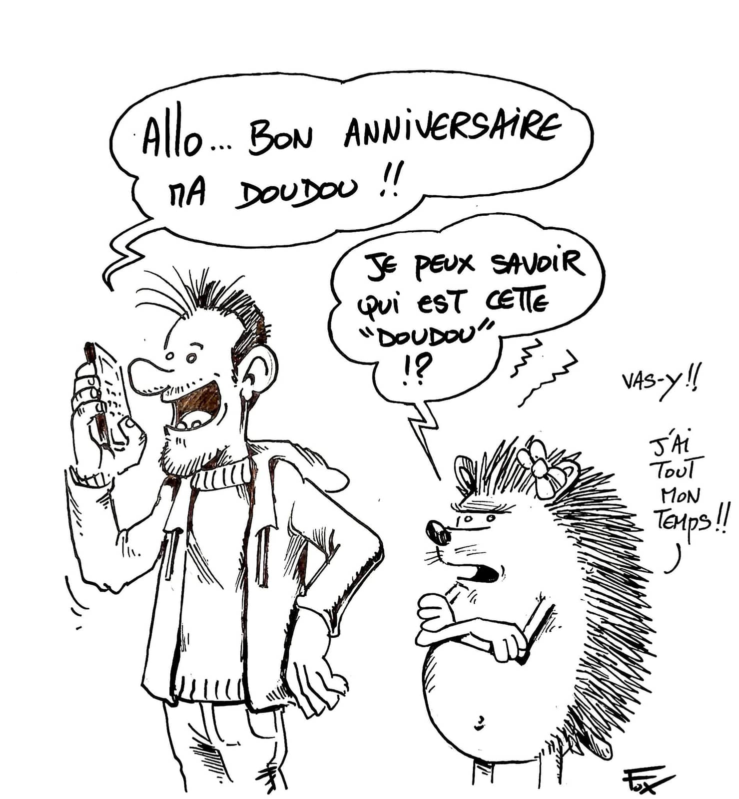 Bon anniversaire à Doudou