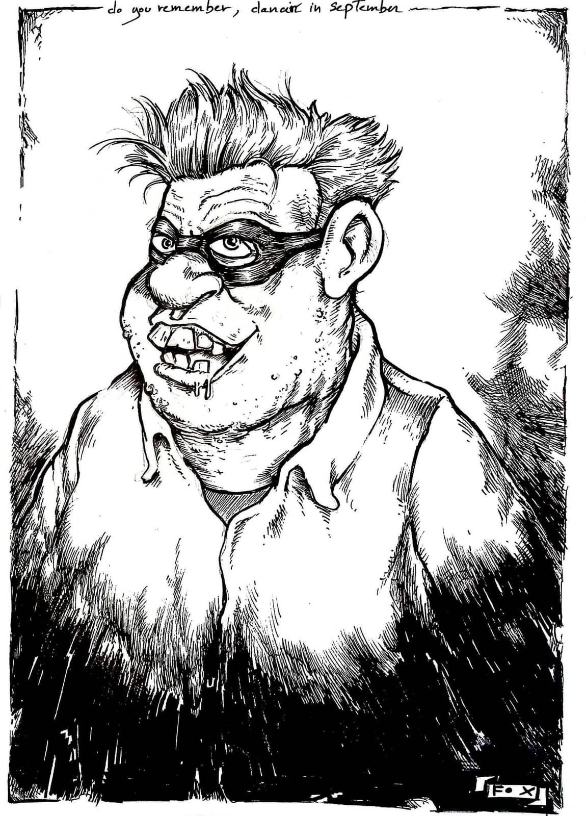 Monstre masqué rage septembre