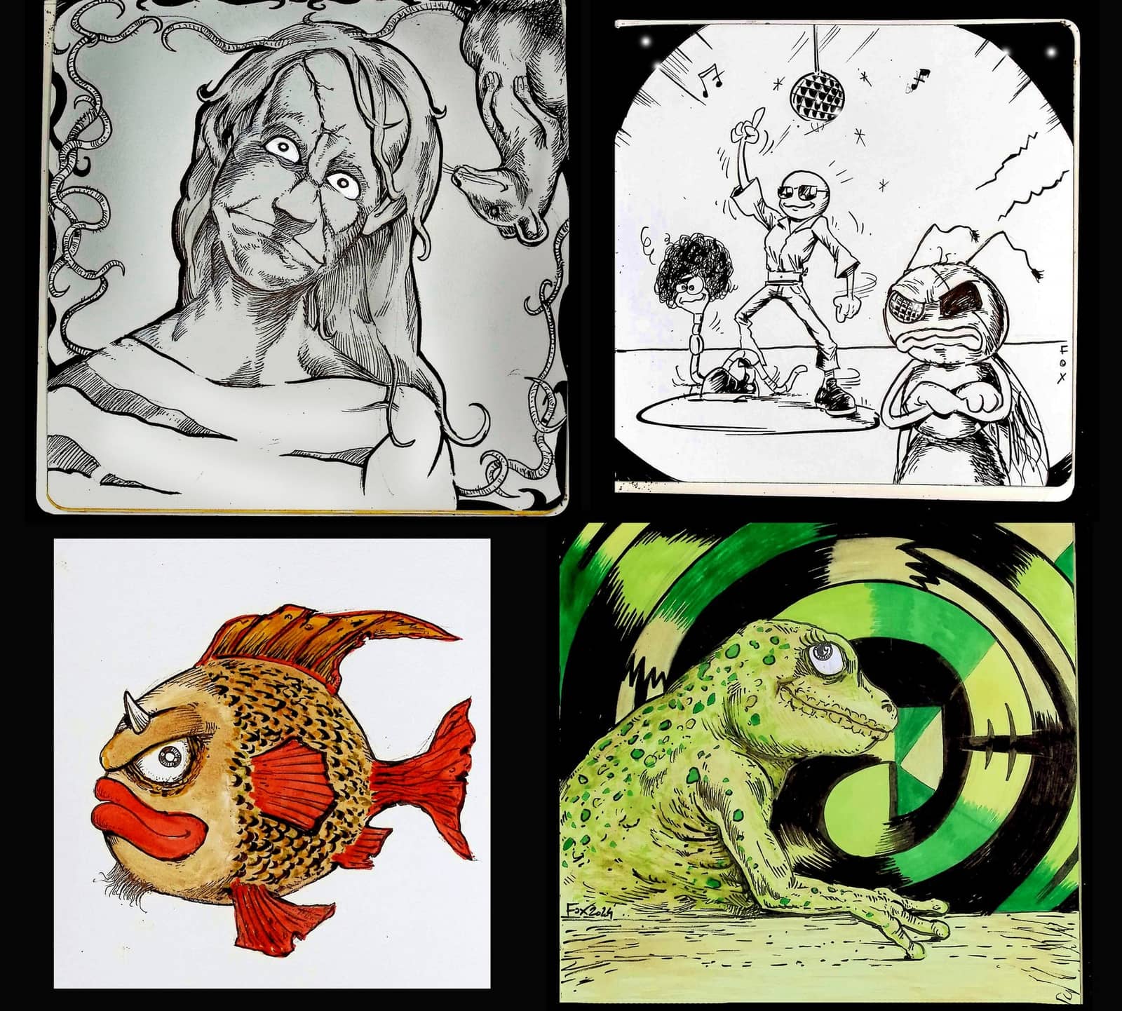 Créatures et délires surréalistes
