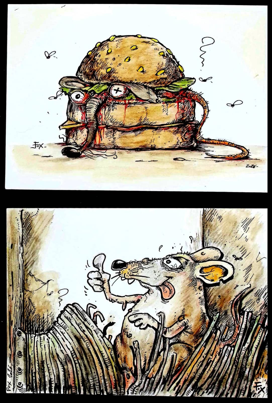 Créatures monstrueuses déglinguées